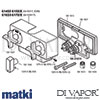 Matki EX17-X Elixir Modern Cross Exposed Single Outlet Shower Mixer Dimension